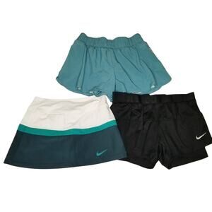 LOT of 3 Womens Athletic Shorts Skorts Nike Columbia XS/S Running Lined